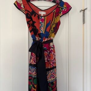 Colorful Patterned Women's Dress from Anthropologie